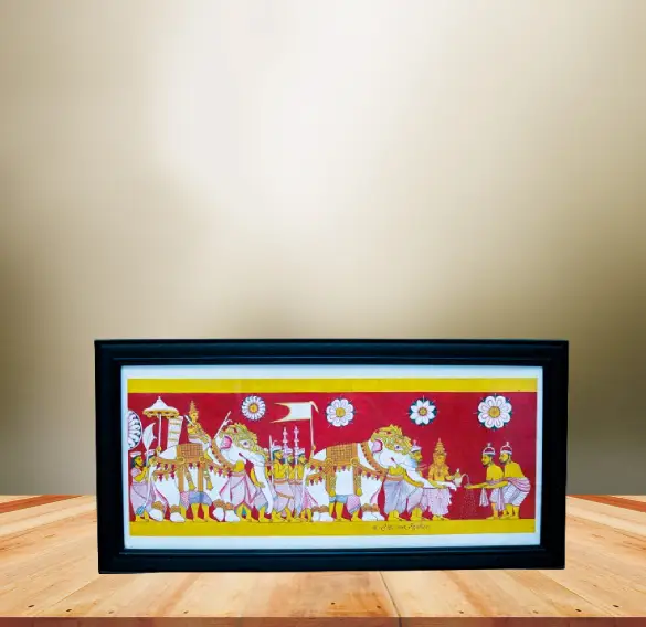 Kandyan Vessantara Jataka Watercolor