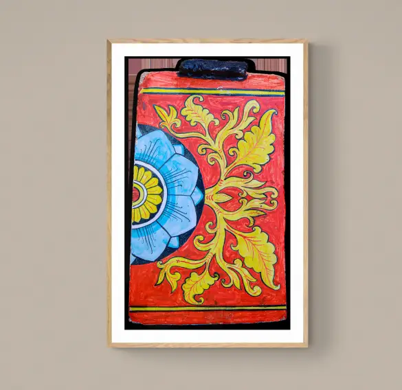 Lotus Flower – Central Kandyan Painting Tradition