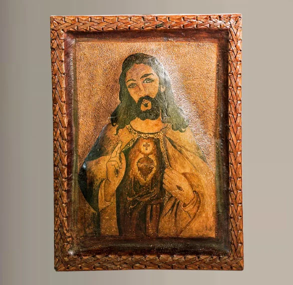 Jesus Christ – in Leather Work